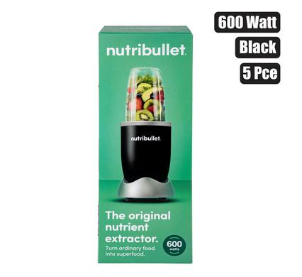 NUTRIBULLET BLENDER ORGNL 600W 5PCE BLK