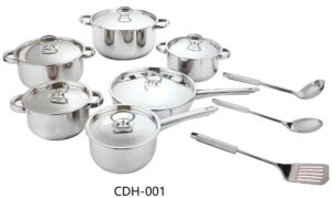 Stainless Steel 10-Piece Cookware Set