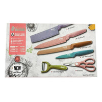 CondoreHome 6-PCS colorful Kitchen Knife Set