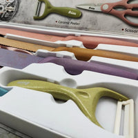 CondoreHome 6-PCS colorful Kitchen Knife Set