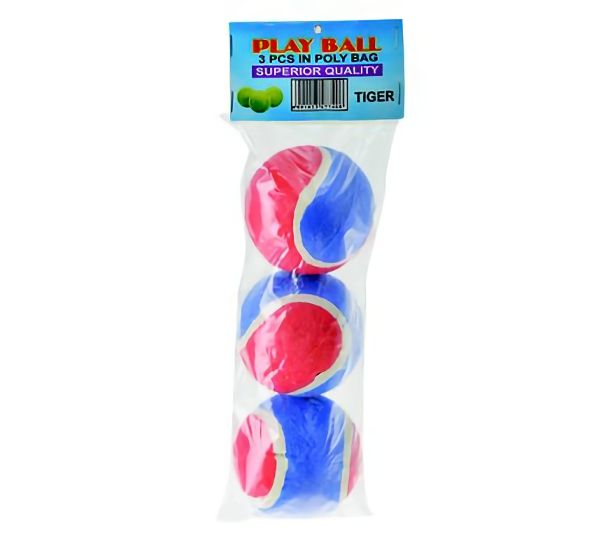 Bulk Pack 5 x Coloured Tennis Balls - Bag of 3