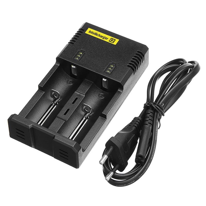 NiteCore i2 Intelligent Battery Charger for 18650, 26650 & 18350 Vapes