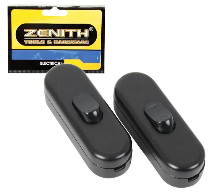 Bulk Pack 20 X Through-switch Black