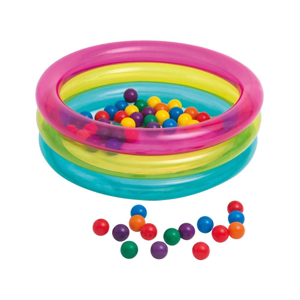 Intex 3-Ring Ball Pit with 50 balls