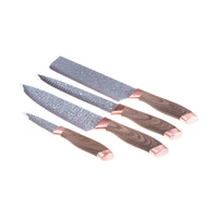 6 piece wood Condore grain handle Stainless steel kitchen knife set