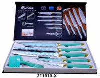(7 Pcs) Stainless Steel Kitchen Knife Non Stick Set