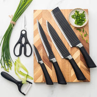 (7 Pcs) Stainless Steel Kitchen Knife Non Stick Set