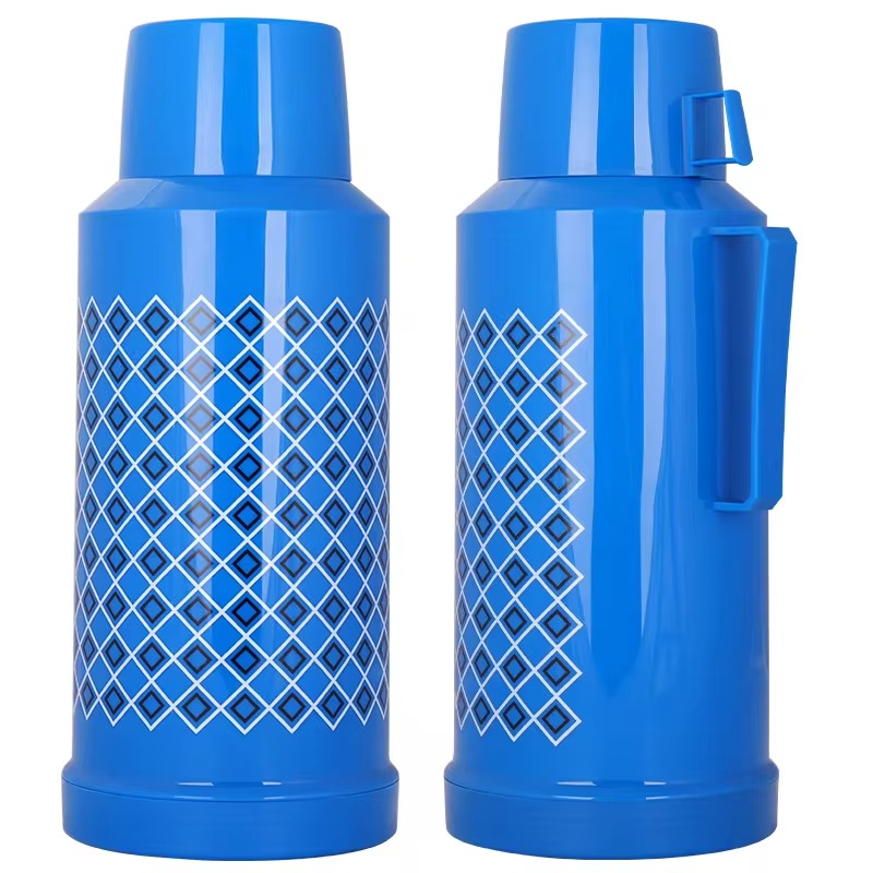 1.8L Tea Glass Liner Insulated Termos Flask Vacuum Plastic Water Thermos Bottle