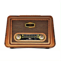 R-1952BT Rs Classic Vintage Retro Wireless Stereo 3 Band Am Sw Fm Radio With Aux-In