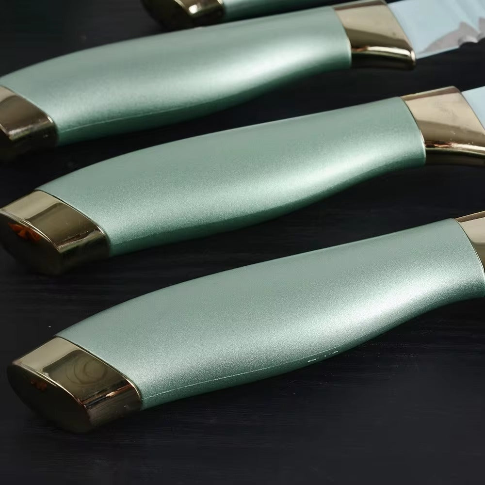 Condore stainless steel royal swiss master line 8pcs non-stick kitchen knife set with gift box