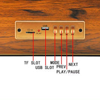 R-1952BT Rs Classic Vintage Retro Wireless Stereo 3 Band Am Sw Fm Radio With Aux-In