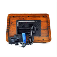 R-1952BT Rs Classic Vintage Retro Wireless Stereo 3 Band Am Sw Fm Radio With Aux-In