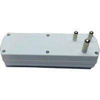 5 Way Multi Plug Power Adaptor, Schucko & Euro with 2 x USB Charger 1A