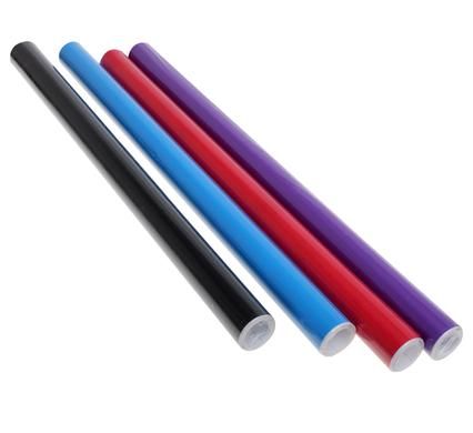 Bulk Pack 6 x Solid Colour Self Adhesive Book Covering - 2m