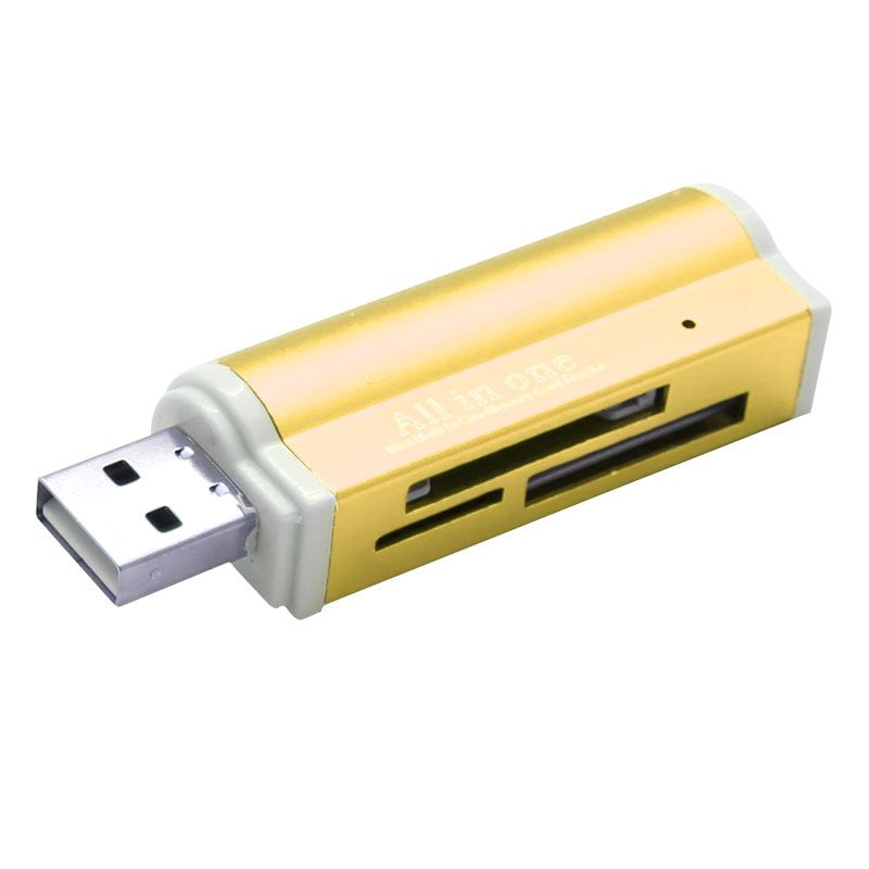 All in One Card Reader - Gold