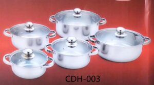 Classic 5-Pot Stainless Set 10Pc
