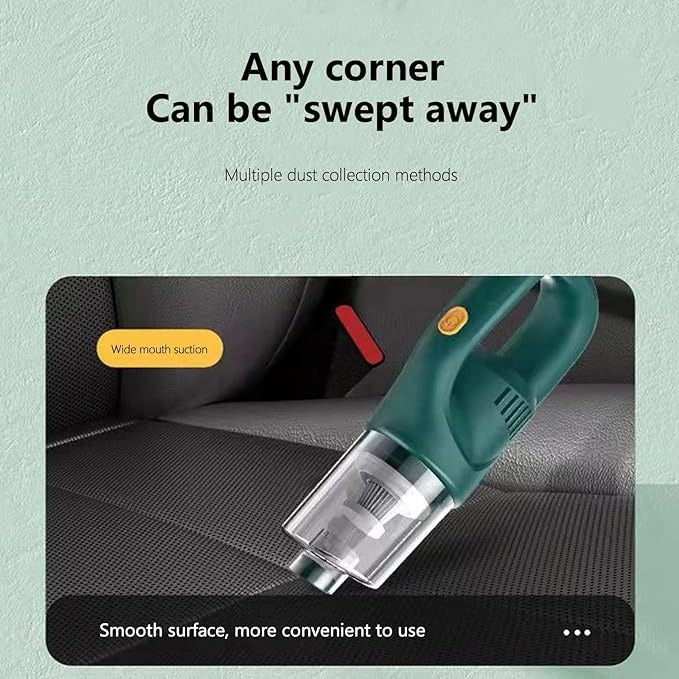 Cordless Handheld Vacuum Cleaner, 13.8 inches - Black