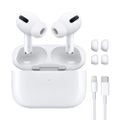 Wireless Mobile Bluetooth Airpod with Wireless Charging Case - White