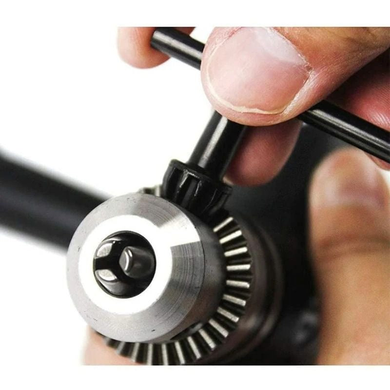 Right Angle Drill Attachment Chuck Adapter with Keyed Chuck