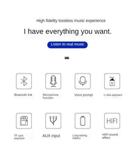 Rechargeable Handbag Wireless Bluetooth Speaker LED Karaoke Speaker - White