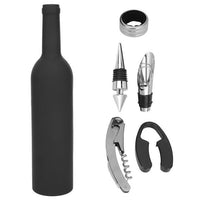 Stainless Steel Wine Bottle Opener Corkscrew Stopper Bar Party Tool Set - 4 Piece