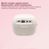 Portable Audio Wireless Bluetooth Karaoke Speaker & Microphone Set - Beige