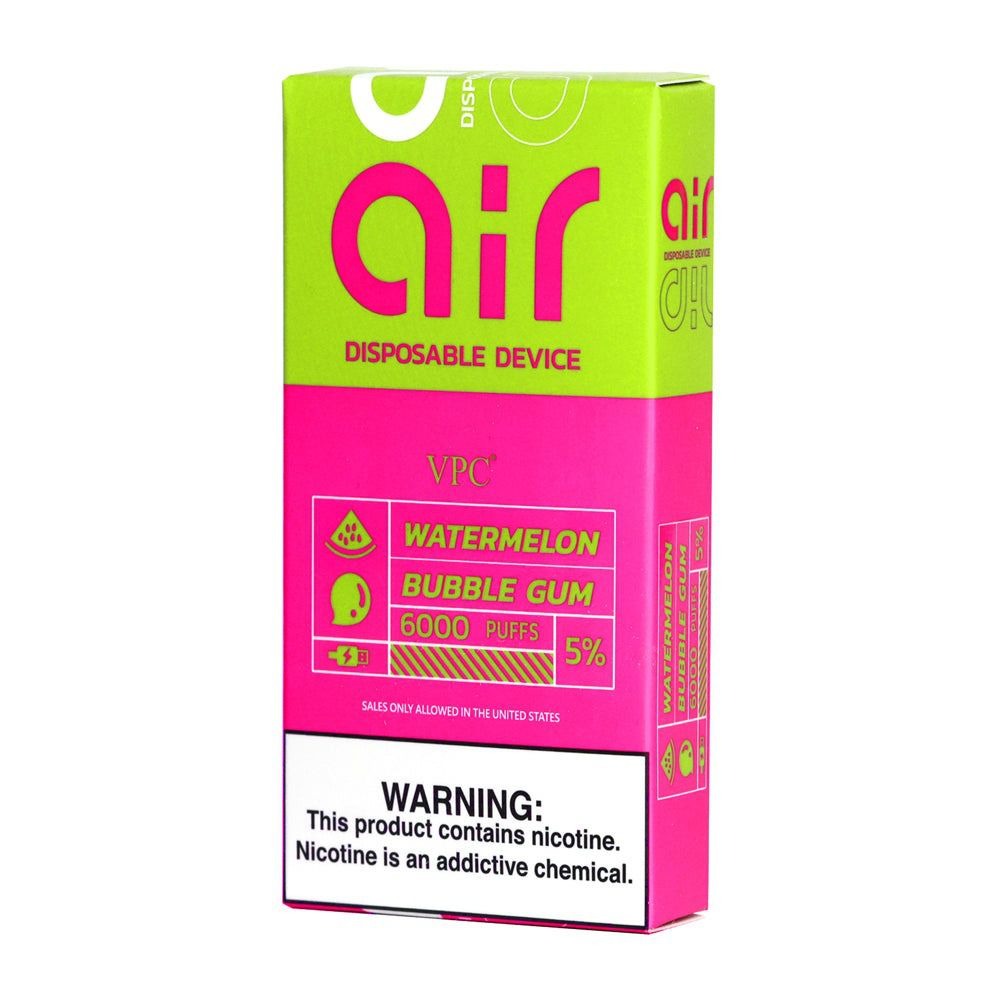 AIR VPC Watermelon Bubblegum Disposable Vape - 6000 Puffs