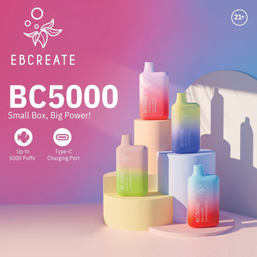 EBDESIGN BC5000 Rechargeable Disposable E-Cigarette - Rainbow Candy
