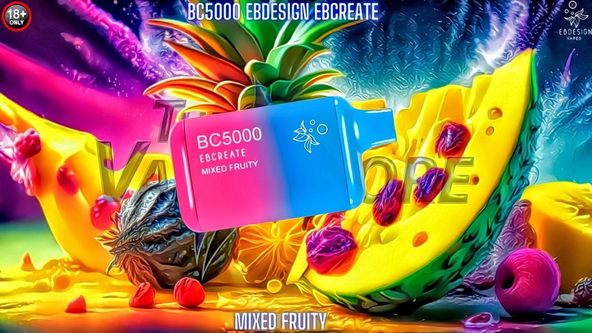 EBDESIGN BC5000 Rechargeable Disposable E-Cigarette - Mixed Fruity