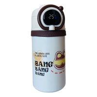 500 ml Flask Bottle with Digital Temperature Display - white