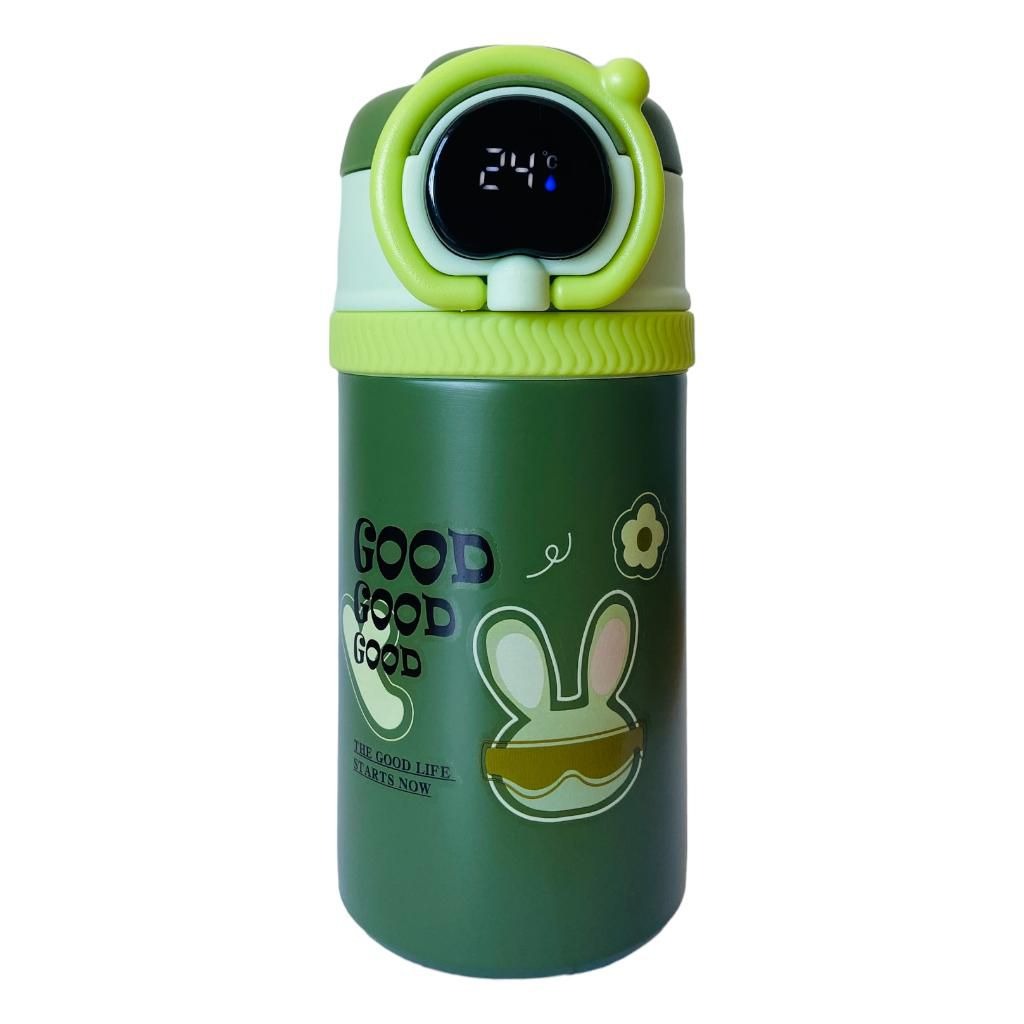 500 ml Flask Bottle with Digital Temperature Display - white