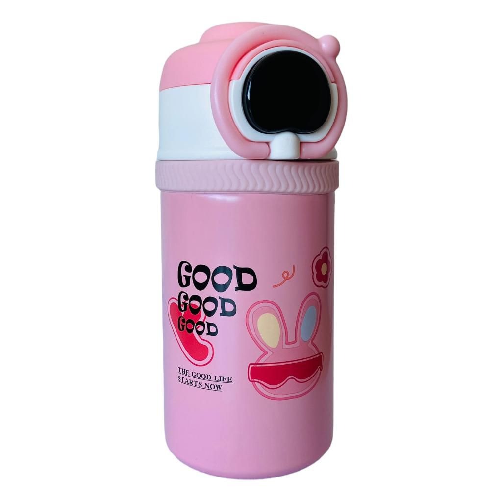 500 ml Flask Bottle with Digital Temperature Display - pink
