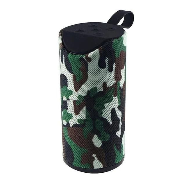 Harwa Portable Wireless Speaker with TF Card Functionality - Camouflage