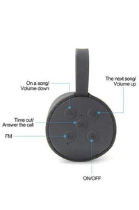 Harwa Portable Wireless Speaker with TF Card Functionality - Camouflage