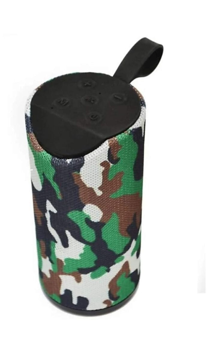 Harwa Portable Wireless Speaker with TF Card Functionality - Camouflage