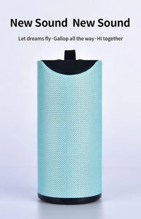 Harwa Portable Wireless Speaker with TF Card Functionality - Turquoise