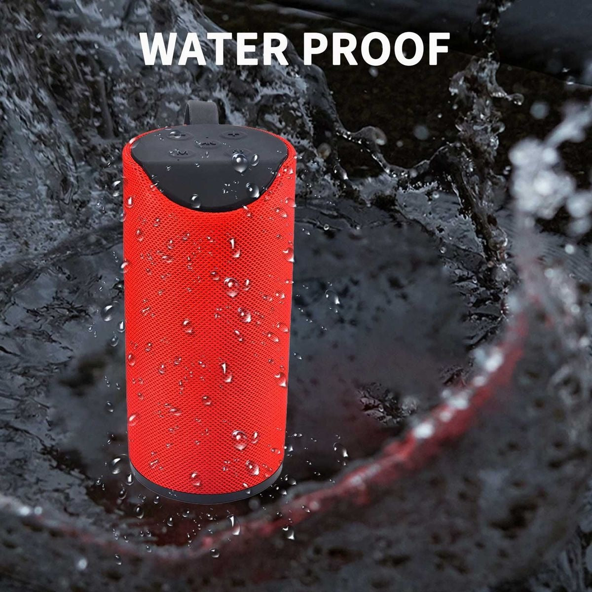 Harwa Portable Wireless Speaker with TF Card Functionality - Turquoise