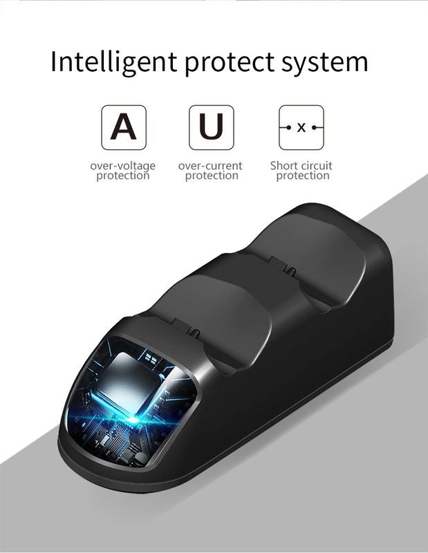 Ps4 Dobe Dual Control Charger TP4-889 LED Display for Wireless Controllers