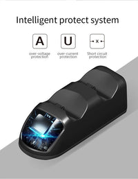 Ps4 Dobe Dual Control Charger TP4-889 LED Display for Wireless Controllers