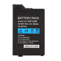 Replacement 3.6V / 2400mAh Rechargeable Lithium Battery For PSP
