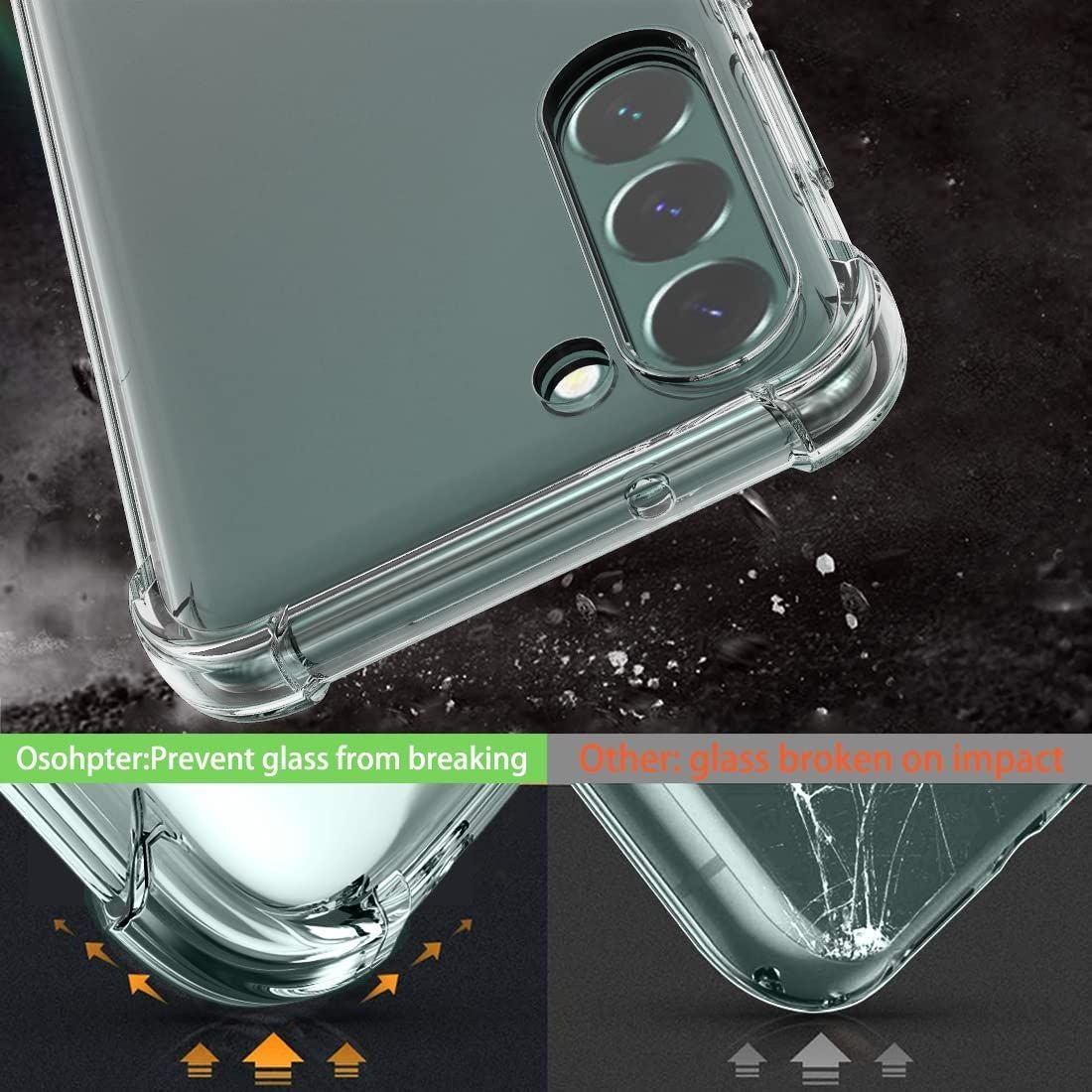 Samsung S23 Plus Clear Case ( Transparent )