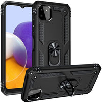 TUFF-LUV Rugged Armour Case & Stand Samsung Galaxy A22 (5G) - Black