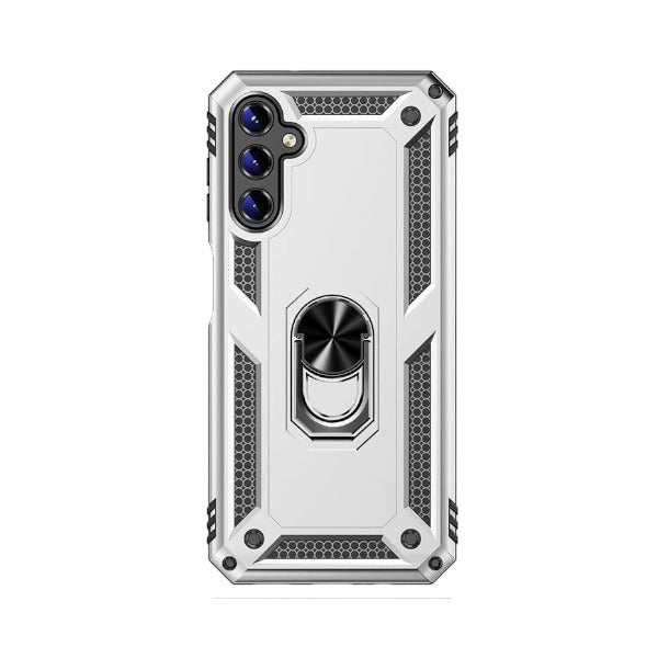 Anti-Drop Armor Case for Samsung Galaxy S23 - Silver And Black