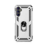 Anti-Drop Armor Case for Samsung Galaxy S23 - Silver And Black