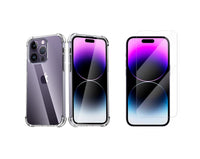Bumper Cover & Tempered Glass Screen Protector for iPhone 14 Pro Max (6.7")
