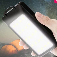 Solar USB Power Bank with compass & LED light