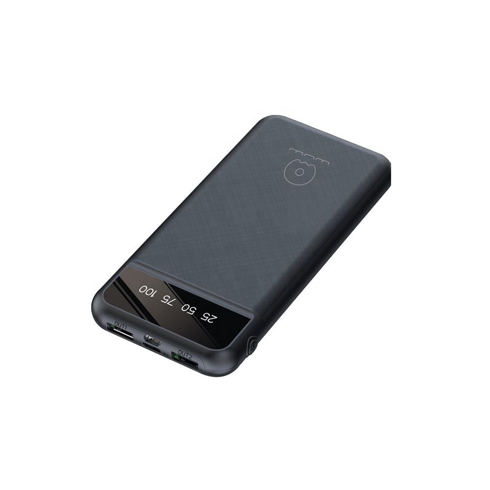WUW-Y110 2 USB, Type-C and Micro 10000mAh Power Bank