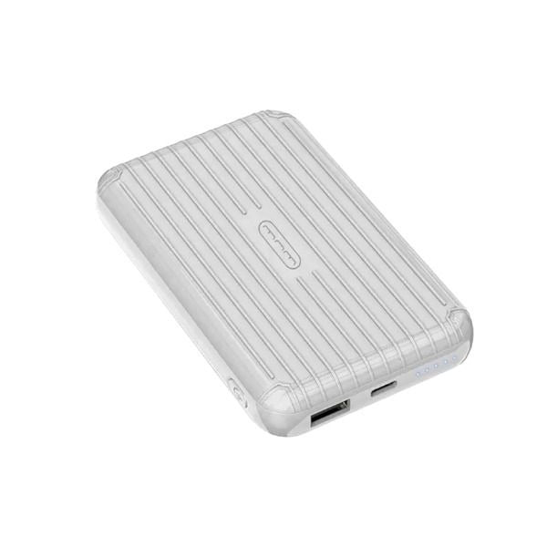 WUW - Y104 - Magnetic Wireless Powerbank - Silver