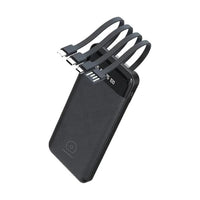 WUW - Y131 - 20000mAh Power Bank With Built In 4 Cabes