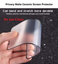 Privacy Matte Ceramic Screen protector for iPhone 14 Pro Max